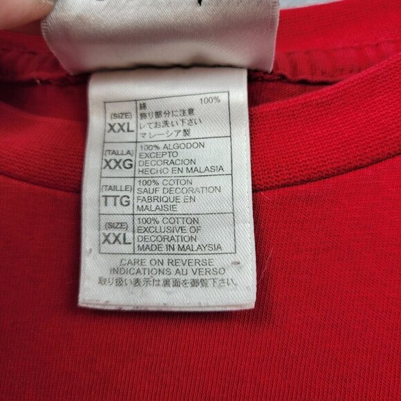 Walt Disney World T-Shirt Womens XXL Vintage Mickey Red Embroidered Mickey Mouse - Picture 6 of 9